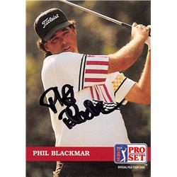 598151 Phil Blackmar Autographed Golf Card - PGA Tour, Texas Longhorns, SC - 1992 Pro Set No.104 -  Autograph Warehouse