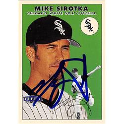 618621 Mike Sirotka Autographed Baseball Card - Chicago White Sox, SC - 2000 Fleer Tradition No.161