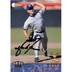 621323 Huck Flener Autographed Baseball Card - Toronto Blue Jays, 67 - 1994 Pacific Rookie No.640