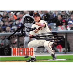 621788 Lance Niekro Autographed Baseball Card - San Francisco Giants - 2006 Upper Deck No.393