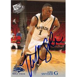 623685 Kirk Snyder Autographed Basketball Card - Nevada Wolf Pack - 2004 Press Pass Rookie No.B27