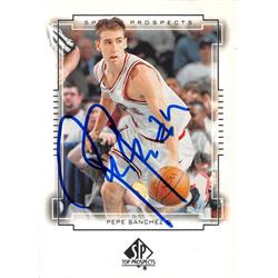 623698 Pepe Sanchez Autographed Basketball Card - Temple Owls - 2000 Upper Deck Top Prospects Rookie No.16