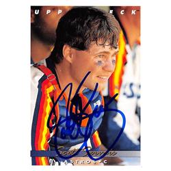 626470 Scott Servais Autographed Baseball Card - Houston Astros - 1993 Upper Deck No.613