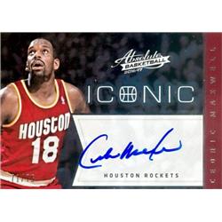 638554 Cedric Maxwell Autographed Basketball Card - Houston Rockets - 2016 Panini Absolute Iconic No.40 LE 71-75