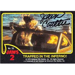 638699 Jean Coulter Autographed Trading Card - Jaws 2 - 1978 Universal Studios No.33