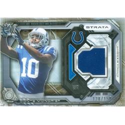 Donte Moncrief Player Worn Jersey Patch Football Card - Indianapolis Colts - 2014 Topps Strata No.SRDM LE 128-150