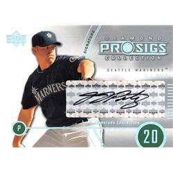 650061 J.J. Putz Autographed Baseball Card - Seattle Mariners - 2004 Upper Deck No.186 Diamond Pro Sigs