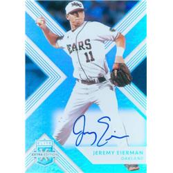 650281 Jeremy Eierman Autographed Baseball Card - Missouri State Bears - 2018 Panini Elite Extra Rookie Refractor No.69