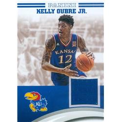 Picture of Autograph Warehouse 583158 Kelly Oubre Jr. Player Worn Jersey Patch Basketball Card - Kansas Jayhawks - 2016 Panini Team Collection No.KOJ-KU
