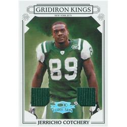 Picture of Autograph Warehouse 583407 Jerricho Cotechery Player Worn Jersey Patch Football Card - New York Jets - 2007 Donruss Gridiron Kings Threads No.PGK23 LE 175-250