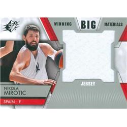 Picture of Autograph Warehouse 583522 Nikola Mirotic Player Worn Jersey Patch Basketball Card - Spain - 2014 Upper Deck Winning Big Materials No.WMNM