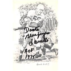 583710 Dante Gluefingers Lavelli Autographed Post Card - Ohio State Buckeyes Cleveland Browns