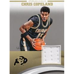 653696 Chris Copeland Player Worn Jersey Patch Basketball Card - Colorado Buffaloes - 2016 Panini Team Collection Silver No.CCCU LE 56-99