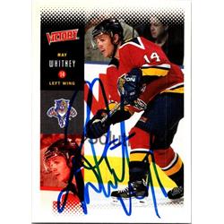 Ray Whitney Autographed Hockey Card - Florida Panthers, FT - 2000 Upper Deck Victory No.106