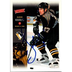 654173 Alexei Kovalev Autographed Hockey Card - Pittsburgh Penguins, FT - 2000 Upper Deck Victory No.190