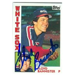 156890 Floyd Bannister Autographed Baseball Card - Chicago White Sox - 1984 Topps No.280