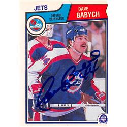 620931 Dave Babych Autographed Hockey Card - Winnipeg Jets, 67 - 1983 O-Pee-Chee No.380 -  Autograph Warehouse
