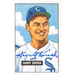 621494 Harry Dorish Autographed Baseball Card - Chicago White Sox, 67 - 1951 Bowman No.266 1986 CCC Reprint Series -  Autograph Warehouse