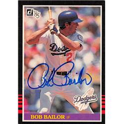 621720 Bob Bailor Autographed Baseball Card - Los Angeles Dodgers - 1985 Donruss No.397