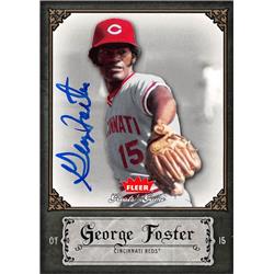 622031 George Foster Autographed Baseball Card - Cincinnati Reds - 2006 Fleer Greats of the Game No.43