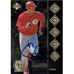 622091 Chad Mottola Autographed Baseball Card - Cincinnati Reds - 1997 Upper Deck Diamond Debuts No.477