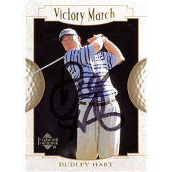 622275 Dudley Hart Autographed Golf Card - PGA, Florida Gators - 2001 Upper Deck Victory March No.155