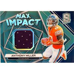 Anthony Miller Player Worn Jersey Patch Football Card - Chicago Bears - 2019 Panini Spectra Max Impcat No.MI3 LE 91-199