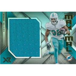 Kenyan Drake Player Worn Jersey Patch Football Card - Miami Dolphins - 2019 Panini Xr Maximal Refractor No.MM13 LE 14-99