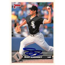 626306 Scott Radinsky Autographed Baseball Card - Chicago White Sox - 1993 Donruss No.169