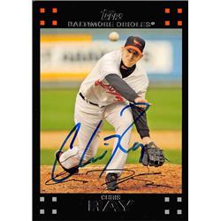 626393 Chris Ray Autographed Baseball Card - Baltimore Orioles - 2007 Topps No.162