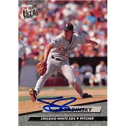 626453 Scott Radinsky Autographed Baseball Card - Chicago White Sox - 1992 Fleer Ultra No.340