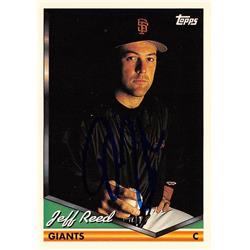 626480 Jeff Reed Autographed Baseball Card - San Francisco Giants - 1994 Topps No.291