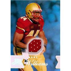 Andre Williams Player Worn Jersey Patch Football Card - Boston College Eagles - 2014 Fleer Flair Showcase No.138
