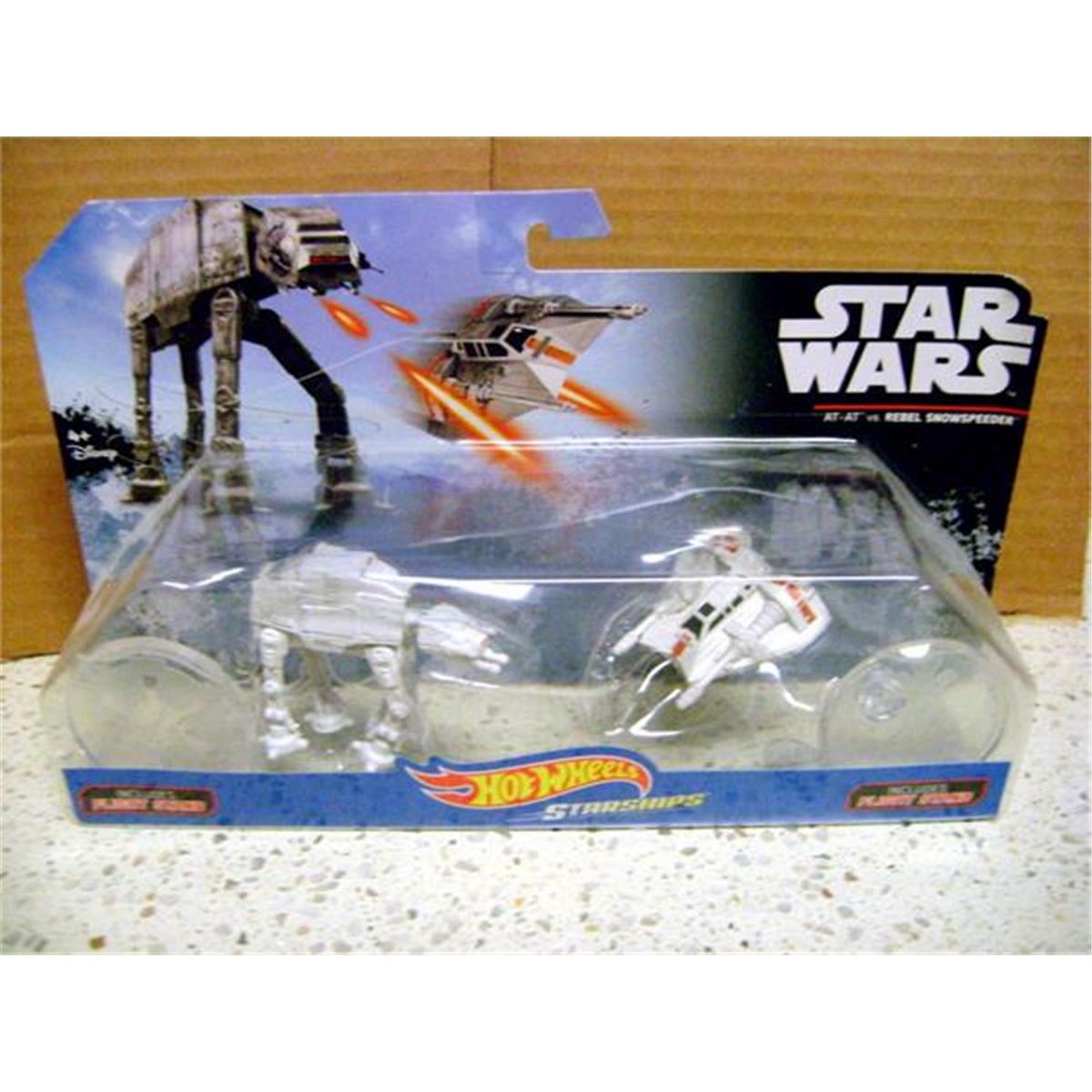 Picture of Autograph Warehouse 637313 6 x 11 in. Imperial Walker Atat Rebel Speeder Star Wars Toy - Micro Hot Wheels Mattel 2015 Nib Box