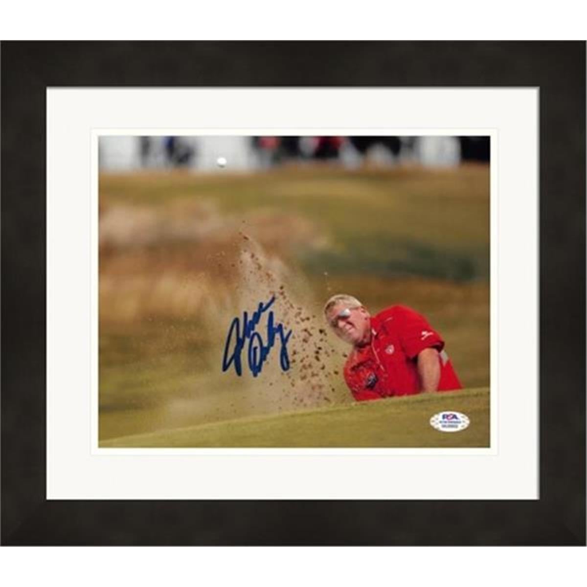 John Daly Autographed Photo - Arkansas Razorbacks - Matted & Framed - PSA Authenticated