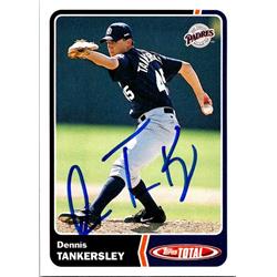 651151 Dennis Tankersley Autographed Baseball Card - San Diego Padres, FT - 2003 Topps Total No.712