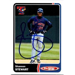 651173 Shannon Stewart Autographed Baseball Card - Toronto Blue Jays, FT - 2003 Topps Total No.230