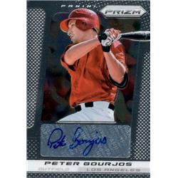 651279 Peter Bourjos Autographed Baseball Card - Los Angeles Angels - 2013 Panini Prizm No.PB