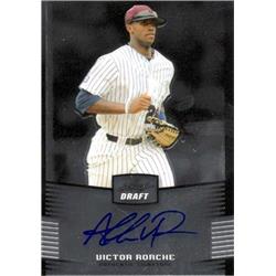 651286 Victor Roache Autographed Baseball Card - Georgia Southern Eagles - 2012 Leaf Draft Chrome Rookie No.BAVR1