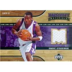 652687 Amare Stoudemire Player Worn Jersey Patch Basketball Card - Phoenix Suns - 2006 Upper Deck Hardcourt Materials No.HMAS