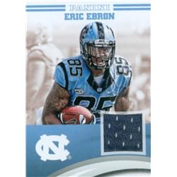583142 Eric Ebron Player Worn Jersey Patch Football Card - North Carolina Tar Heels - 2016 Panini Team Collection No.EE-NC Blue
