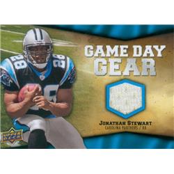 Picture of Autograph Warehouse 583172 Jonathan Stewart Player Worn Jersey Patch Football Card - Carolina Panthers&#44; 67 - 2009 Upper Deck Game Day Gear No.NFLJS