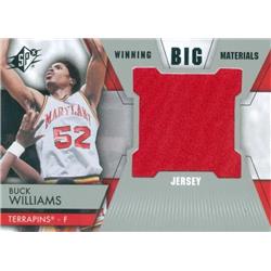 Picture of Autograph Warehouse 583516 Buck Williams Player Worn Jersey Patch Basketball Card - Maryland Terrapins - 2014 Upper Deck Winning Big Materials No.WMWI
