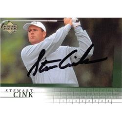 584155 Stewart Cink Autographed Trading Card - Golf, PGA Star - 2001 Upper Deck No.31
