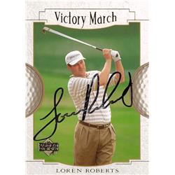 584163 Loren Roberts Autographed Trading Card - Golf, PGA Tour, California Polytechnic, SC - 2001 Upper Deck Victory March No.147