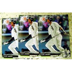 597914 Eloy Jimenez Baseball Card - Rookie Prospect Lot of 3 2017 Topps Bowman No.BD72 Chicago White Sox