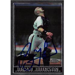 618849 Brian Johnson Autographed Baseball Card - San Francisco Giants, SC - 1998 Topps Chrome No.407