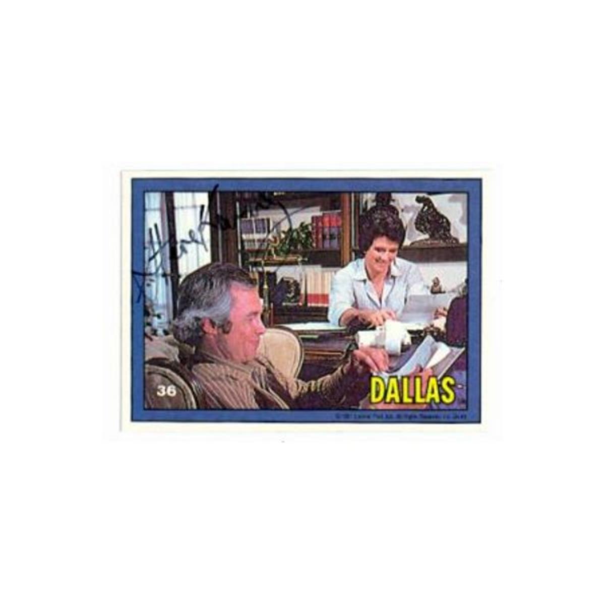 584520 Steve Kanaly Signed Trading Card - Dallas No.36