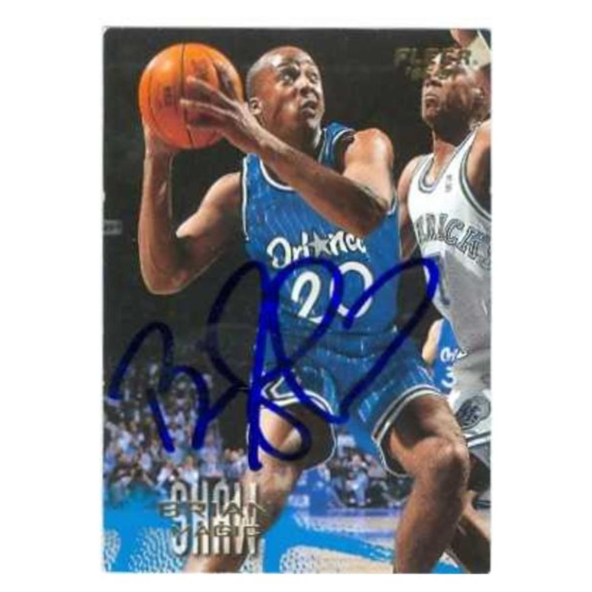 Brian Shaw Autographed Basketball Card - Orlando Magic
