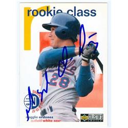 585730 Magglio Ordonez Autographed Baseball Card - Chicago White Sox - 1998 Upper Deck Rookie Class No.102